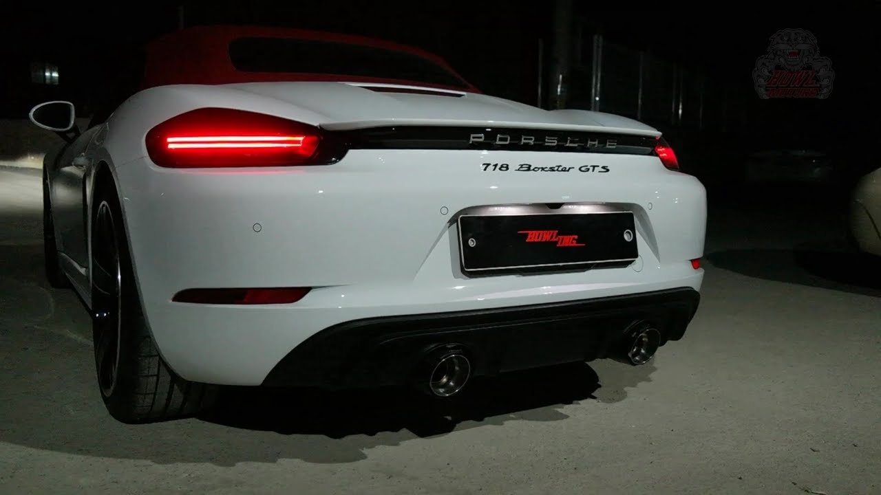Porsche 718 Boxster GTS 4.0 Stock vs Fi EXHAUST Header Back System  X Howling Motors