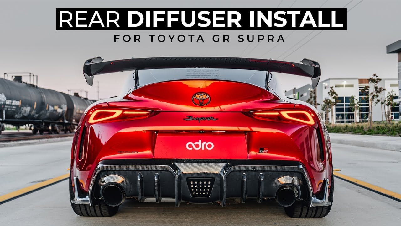 Toyota GR Supra Adro Rear Diffuser