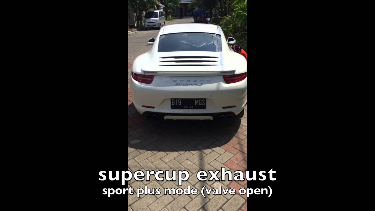 porsche 991 fabspeed motorsport supercup exhaust