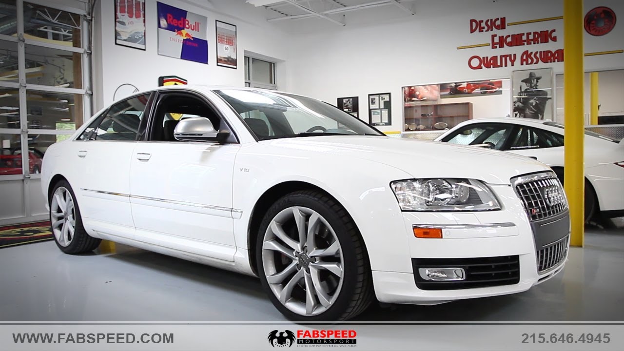 Audi S8 V10 (2006-2009) | Fabspeed Resonator Bypass X Pipe | Revs Pulls and Dyno