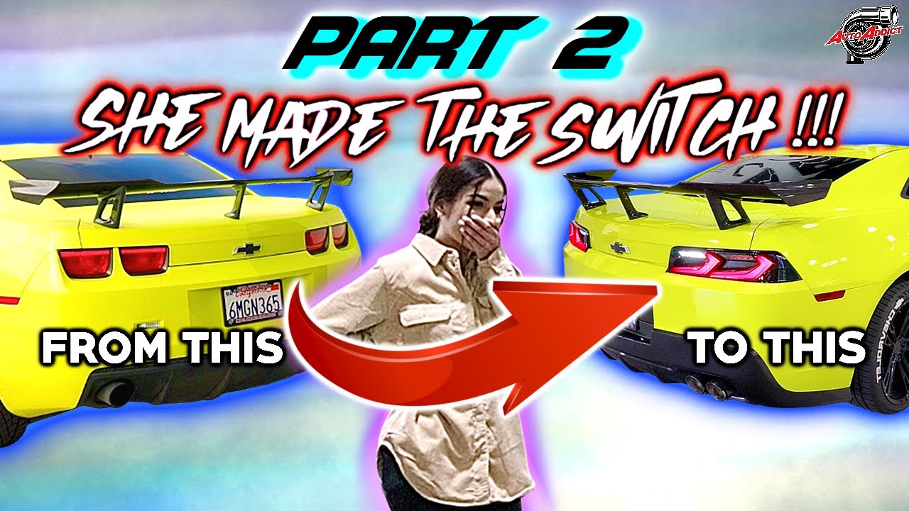 2010 Camaro | Daniela Did the C8 Conversion Taillights on Phase 2 | @AutoAddictUSA