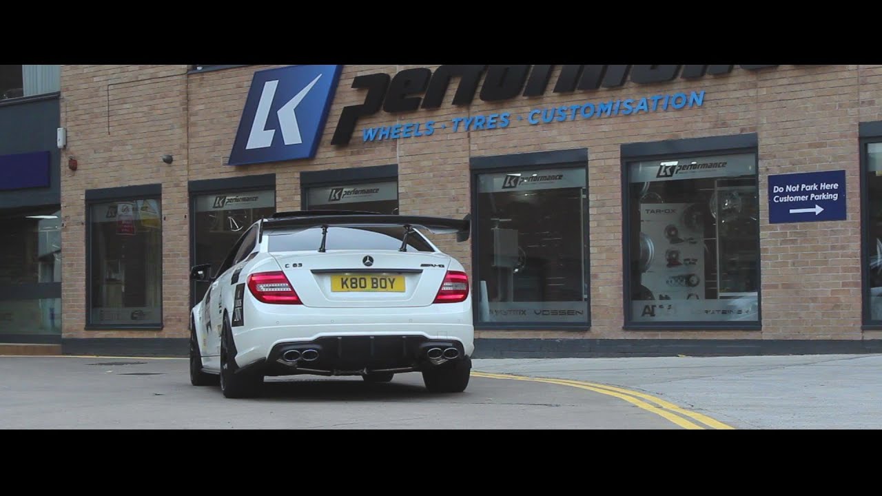 Benz (W204) C63 AMG w/ ARMYTRIX Cat-Back Valvetronic Exhaust in UK