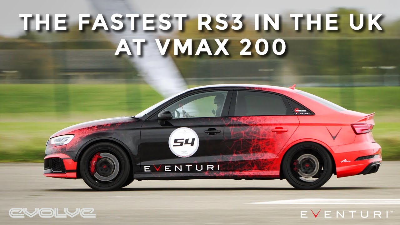Pushing the Eventuri Intake to the limit - 211MPH in our RS3 8V