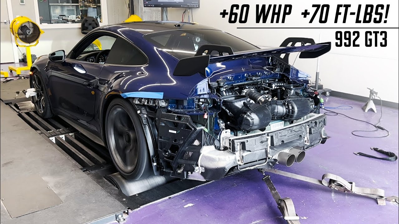 SOUL | Porsche 992 GT3 Race Exhaust Dyno - Hydra Motor Works Stage 2 ECU Tune