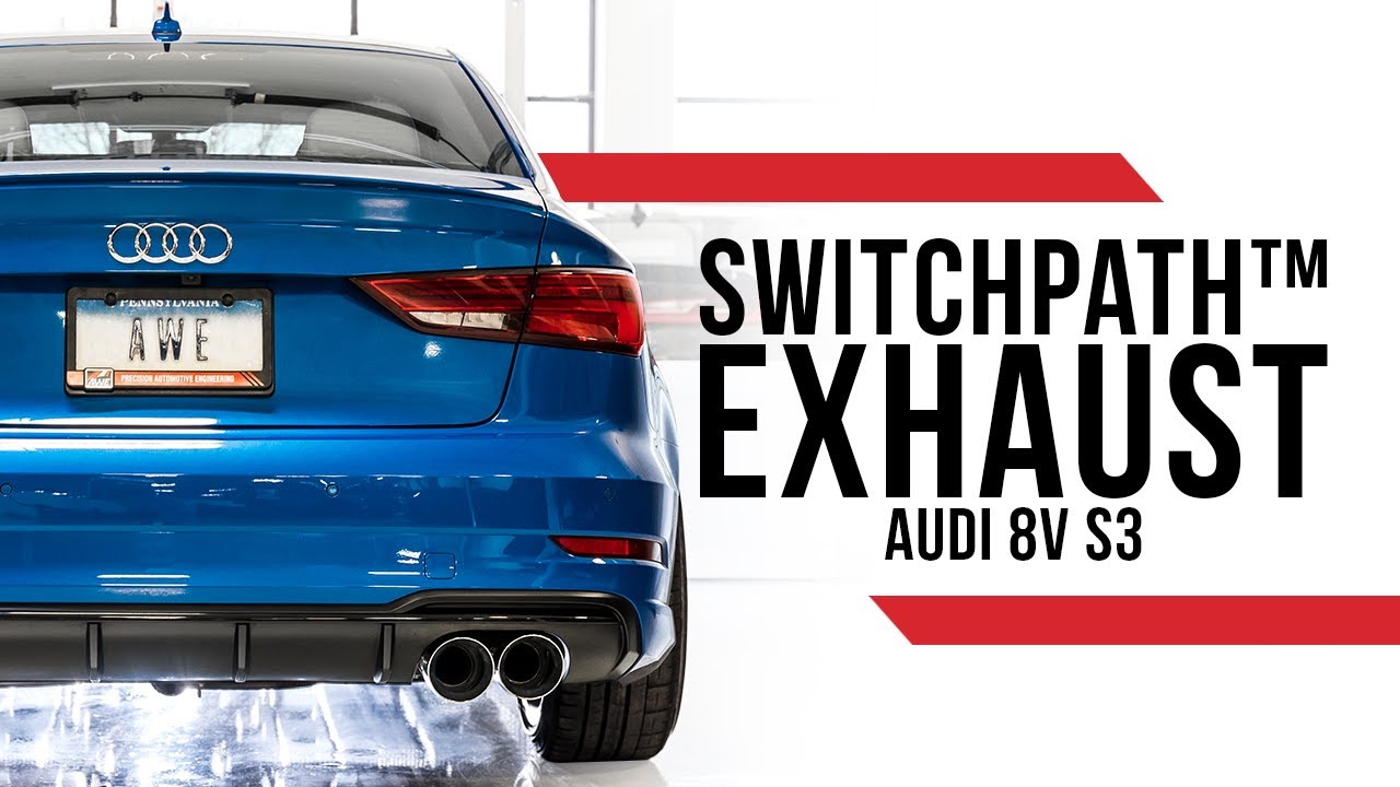 AWE SwitchPath™ Exhaust for the Audi 8V S3