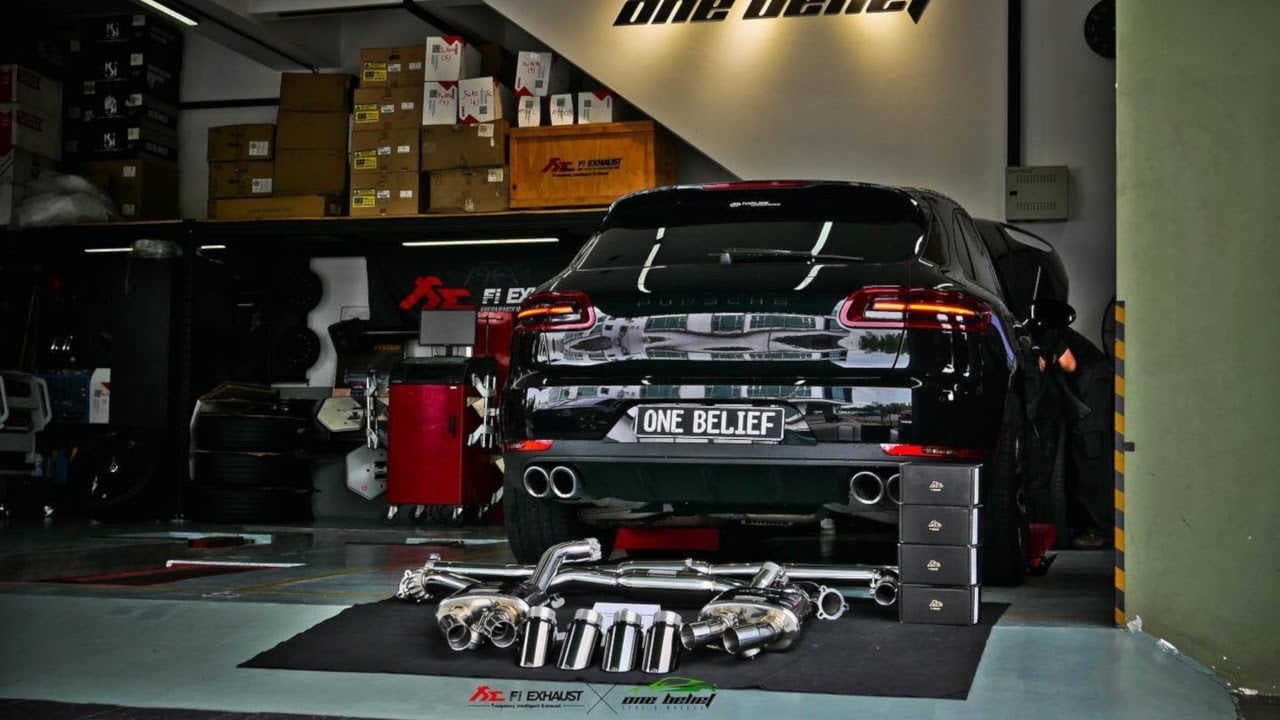 95B.1 Macan 2.0T Cold Start, Idle Rev, Flybys w/ Valvetronic Catless Fi EXHAUST X One Belief