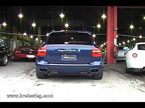 ③Porsche 957 Cayenne Turbo Exhaust sound マフラー音 (Kreissieg)