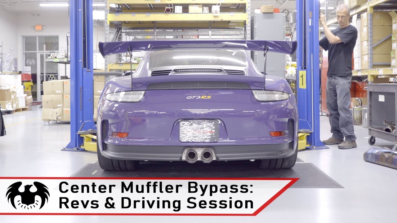 Porsche GT3 Center Muffler Bypass: Revs & Driving Session | Fabspeed Exhaust