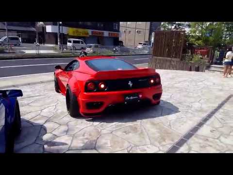 Liberty Walk Ferrari 360 Modena x Fi Exhaust l LOUDEST !