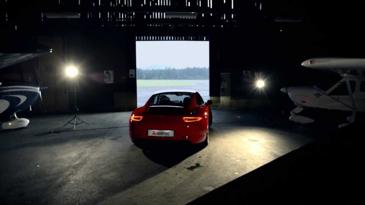 Porsche 911 Carrera S (991) with Akrapovič Slip-On exhaust