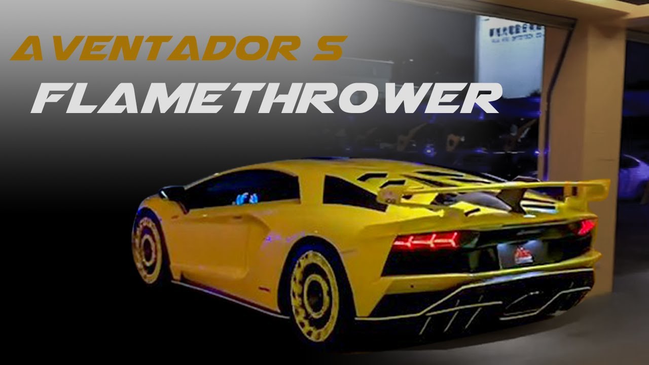 Lamborghini Aventador S LP740-4 FLAMETHROWER w/ Fi EXHAUST X D2 Forged Wheels