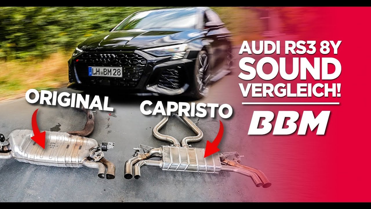 5 Zylinder Sound im Überfluss! - Audi RS3 8Y Sound Vergleich Original vs. Capristo by BBM Motorsport