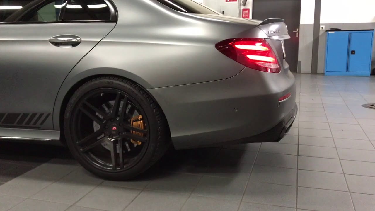 Mercedes E63S with Capristo Exhaust System