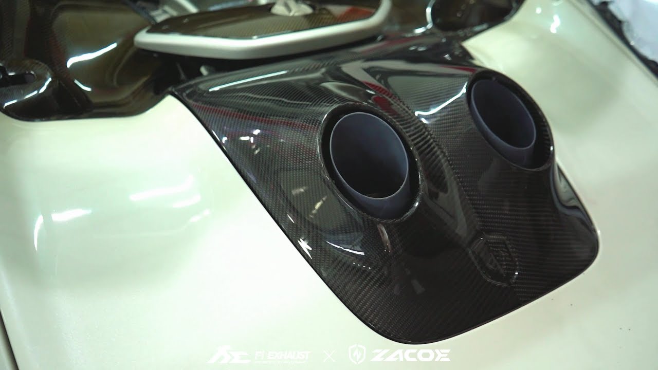McLaren 650S Volcano Conversion Kit to Top Exit Flamethrower X Zacoe X Fi EXHAUST X PP-Performance