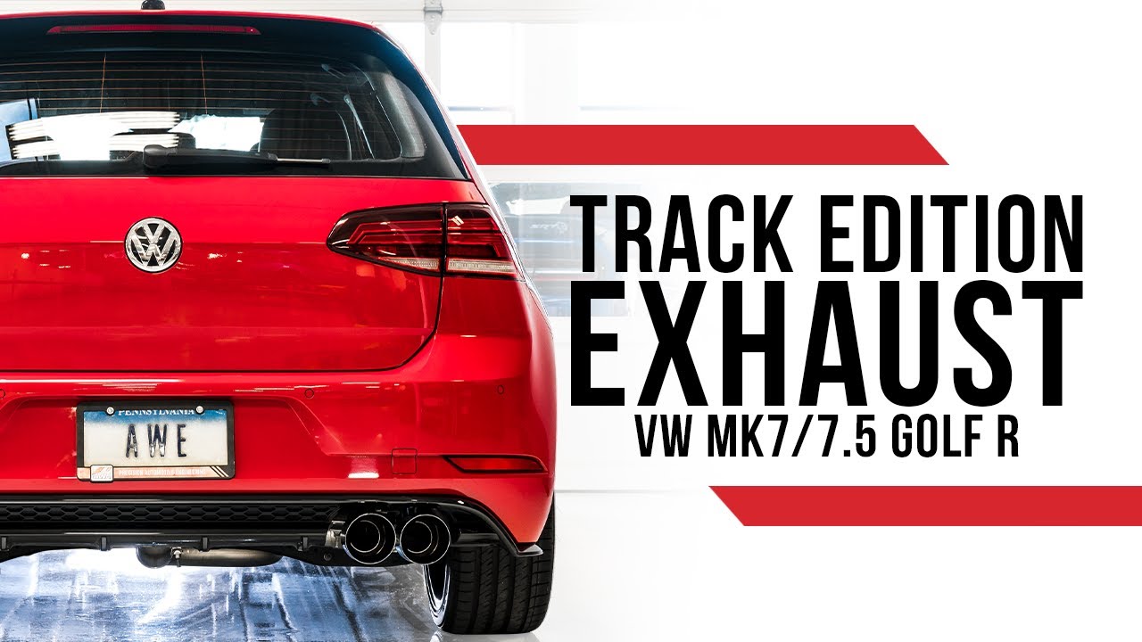 AWE Track Edition Exhaust for the VW Mk7/7.5 Golf R