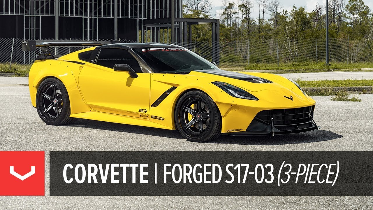 Chevrolet Corvette Widebody | Vossen Forged S17-03 3-Piece Wheels | WheelsPerformance