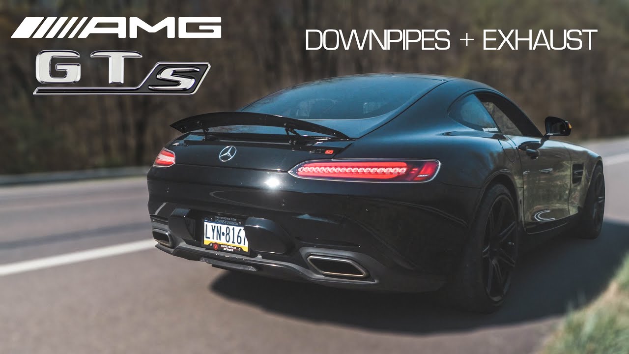 AMG GT S Valvetronic Designs Exhaust + Free Flow Downpipes