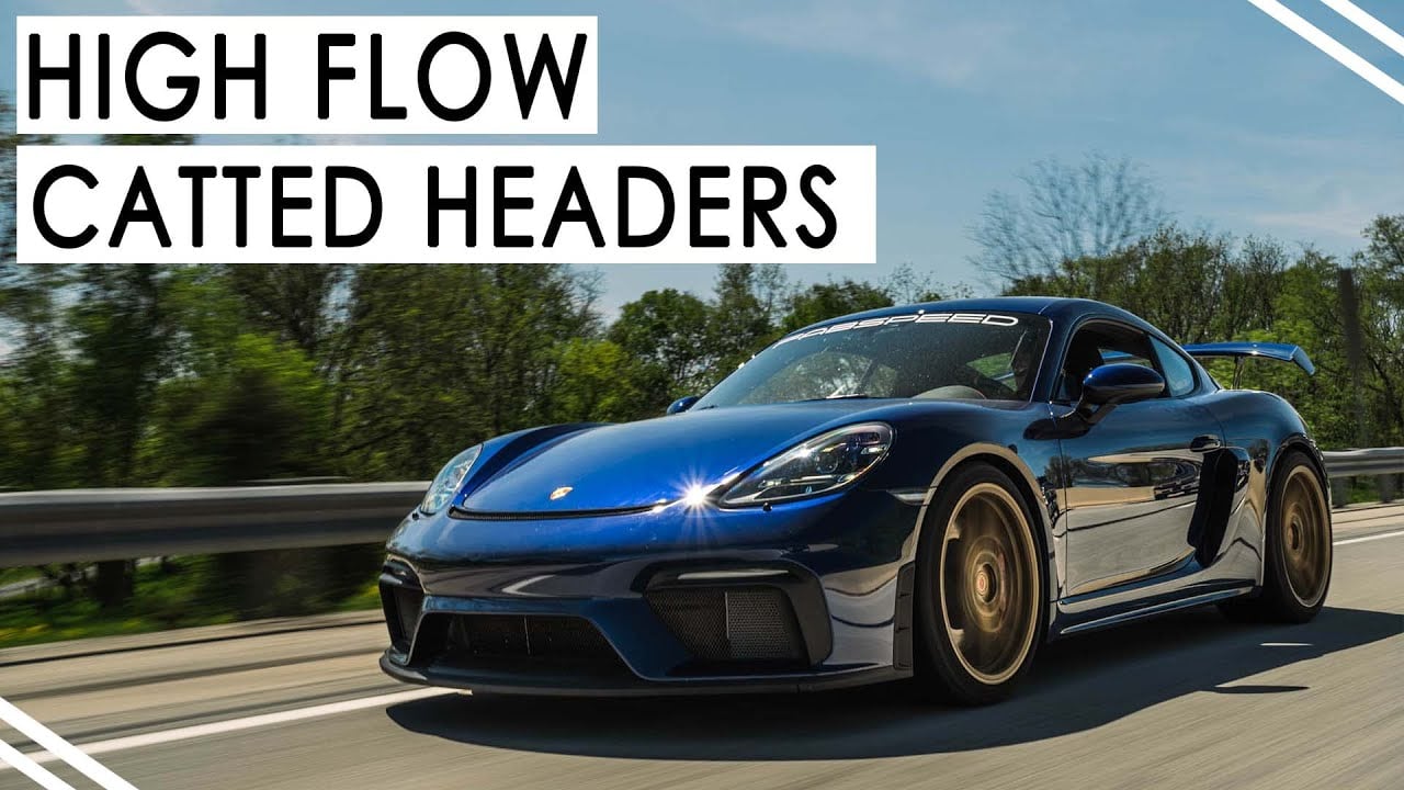 718 GT4/GTS/Spyder | Fabspeed RENNKRAFT Modular Sport Headers with High Flow Cats | Sound Comparison