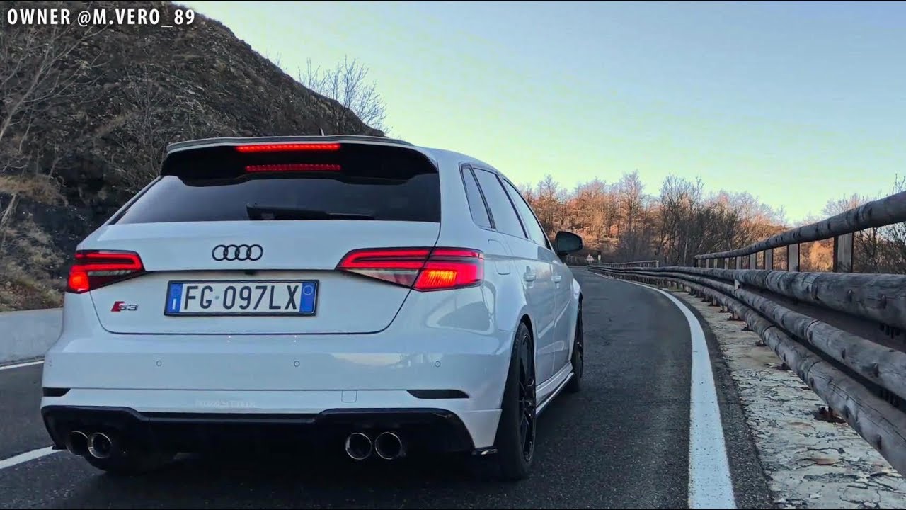 Facelifted 2017 Audi S3 Sportback w/ ARMYTRIX Cat-Back Valvetronic Exhaust - Revs & Launch Control!