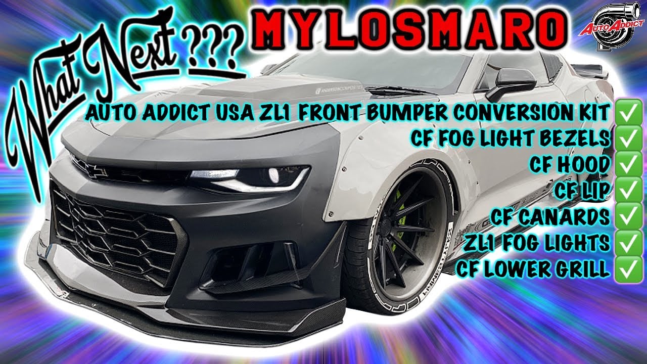 ZL1 Front Bumper Conversion EXPLAINED !!! | FULL Carbon Fiber Kit | @AutoAddictUSA
