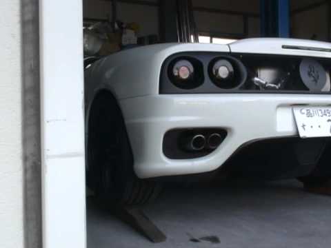 [Brilliant exhaust] フェラーリ　360 モデナ　エキマニ　マフラー　サウンド Exhaust Sound (HeadersMuffler ） ferrari 360 modena