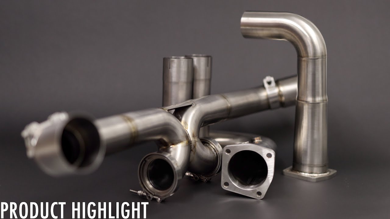 JCR 997 GT2 / RS TITANIUM RACE PIPE (NON SILENCED / CAT DELETES)