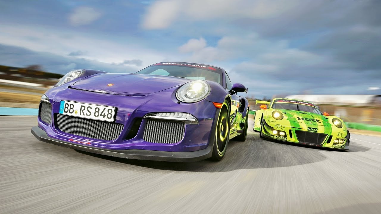 Faster than Porsche 918 Spyder: Manthey-Porsche 911 GT3 RS MR HOT LAP Hockenheim & Manthey 911 GT3 R