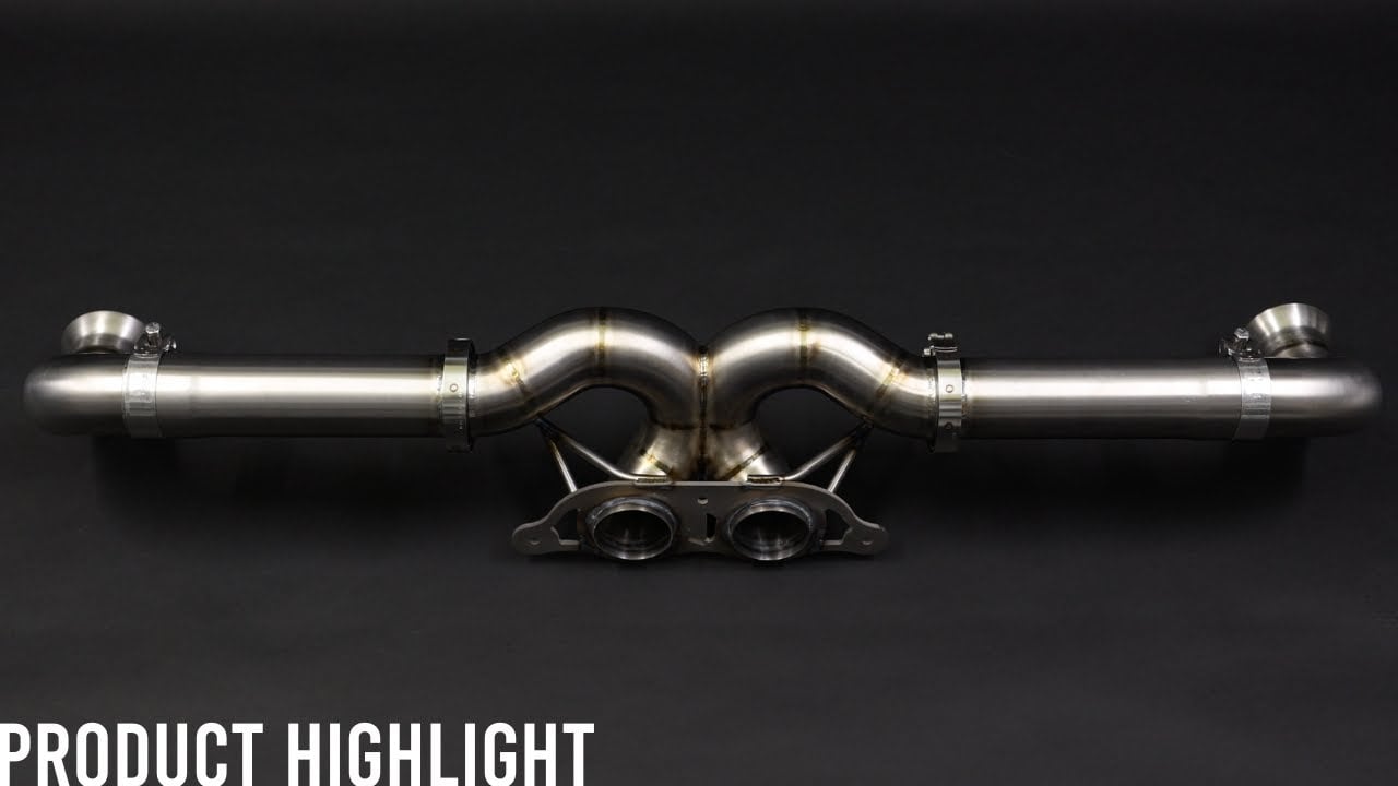 JCR 991 / 997 GT3 TITANIUM SUPERLIGHT RACE PIPE (NON SILENCED)