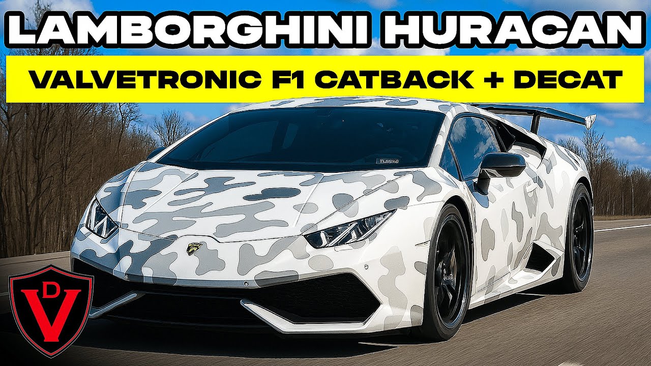 Finally..TRUE F1 SOUND for LP610-4 LAMBORGHINI Huracan - Valvetronic Designs