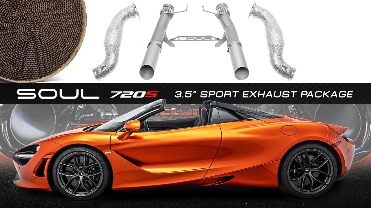 SOUL | McLaren 720S 3.5″ Sport Exhaust Package
