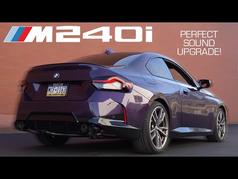THE M240i SOUND FIX! G42 M240i With Valvetronic Designs Exhaust + Stock Downpipes