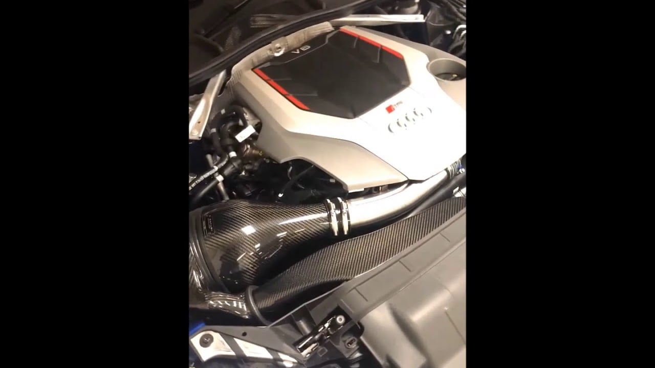 Audi B9 RS4 eventuri sound