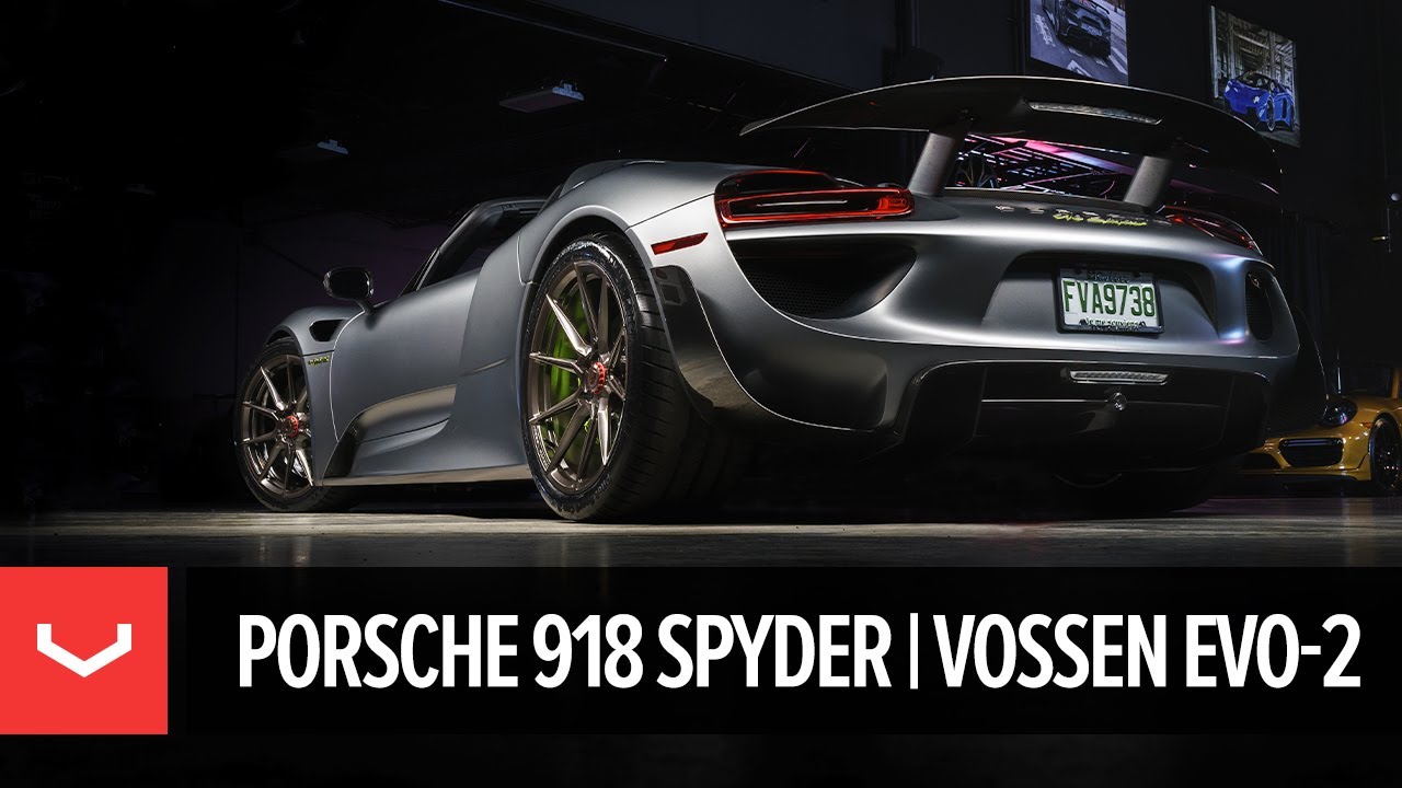 Porsche 918 Spyder | Custom Center-Lock Vossen Forged EVO-2