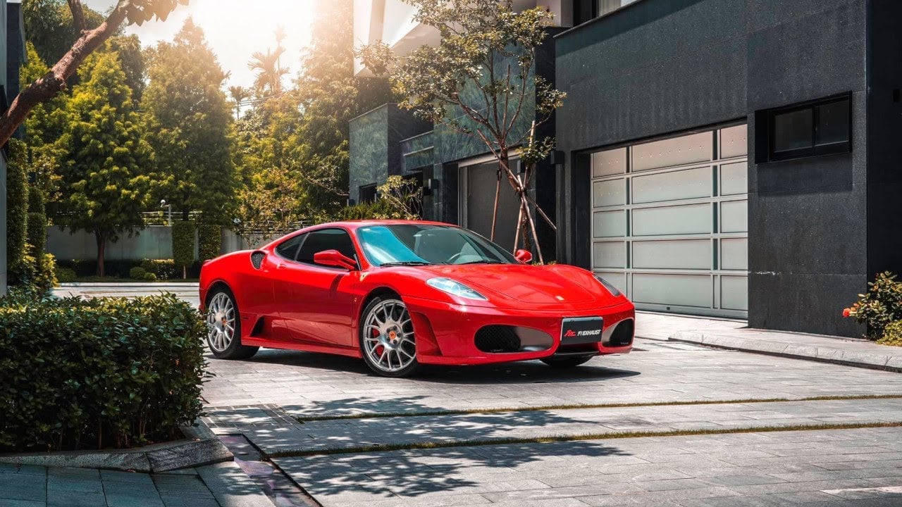 Ferrari F430 Coupe Fi EXHAUST Race Version Cold Start X Idling