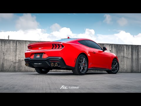 Ford MK7 Mustang EcoBoost Fi EXHAUST Sound Test w/ Valvetronic catback & Catless Downpipe