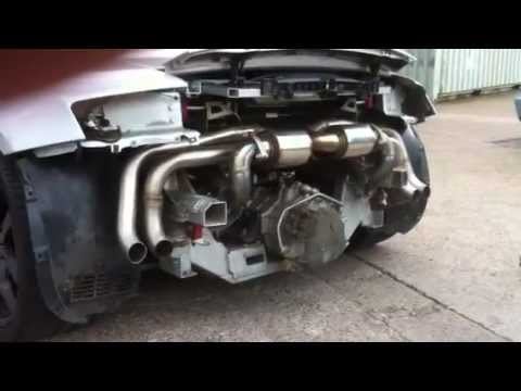 Audi R8 V10 with new Super Cup exhaust system