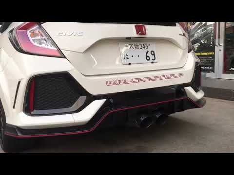 J'S RACING exhaust for FK8 (prototype)