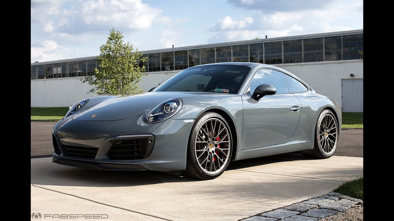 Porsche 991.2 Carrera (With PSE) (2017+) | Fabspeed Sport Headers + Sport Cats  | BUMPER CAM