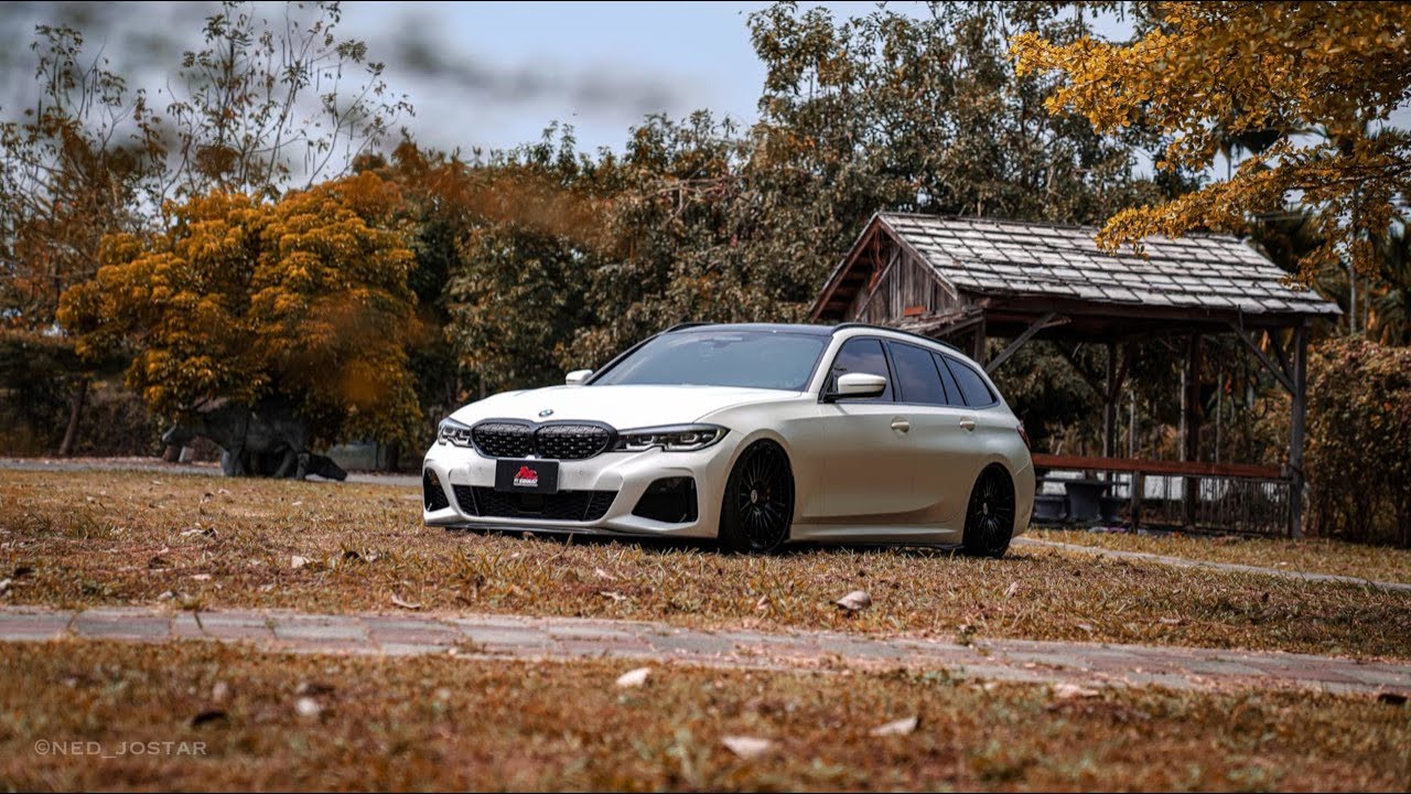 Powerful Dad-Wagon BMW M340i G21 Touring w/ Fi EXHAUST X Zacoe Carbon Fiber Aero Kit