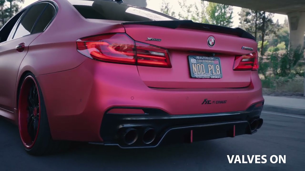 Stage 2 BMW M550i G30 w/ Catless Fi EXHAUST X Idle Revving X  @NOOPL8  X @amsocreations