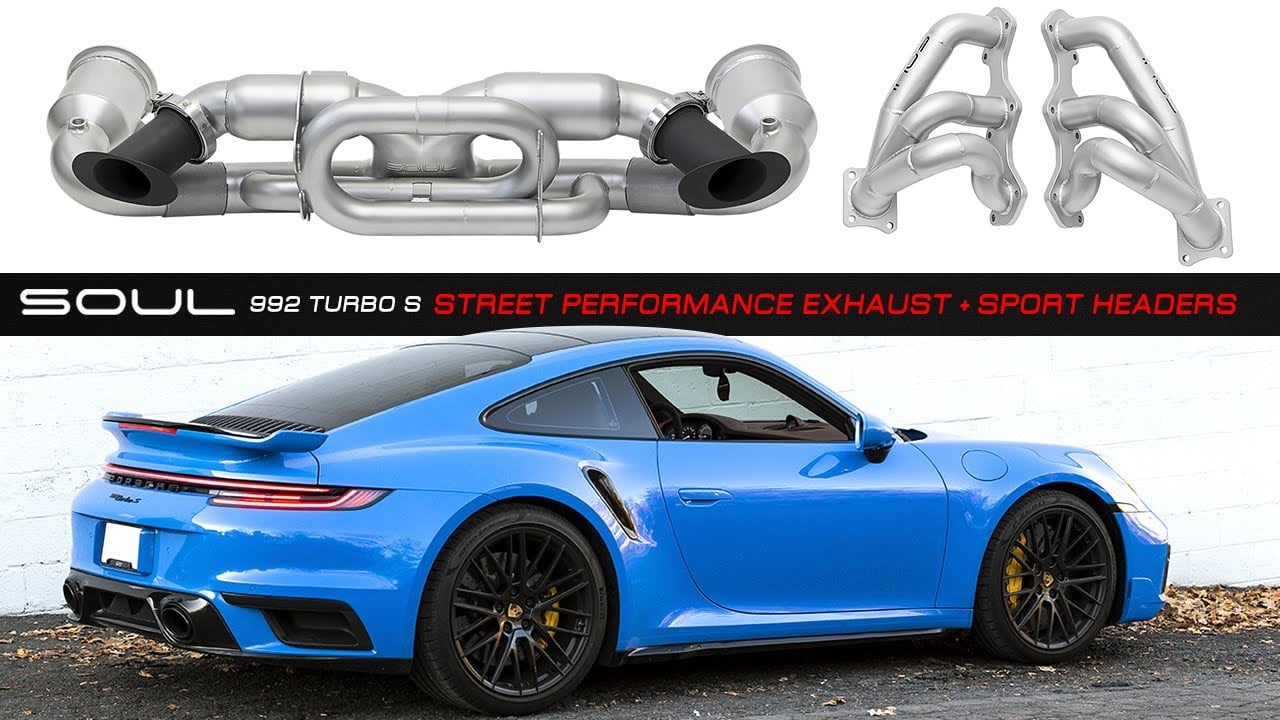 SOUL| 992 Turbo S with Street Performance Exhaust + Sport Headers