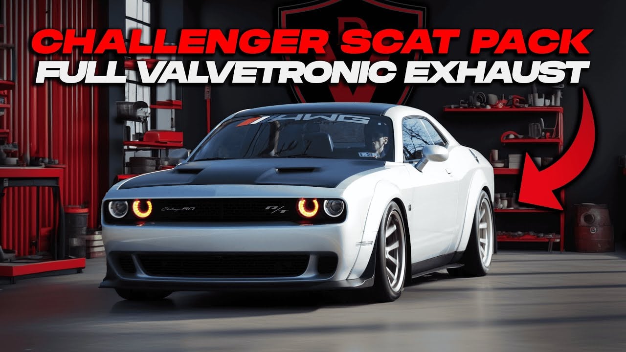 THE BEST SOUNDING DODGE CHALLENGER SCAT PACK? - Valvetronic Designs Valved Exhaust