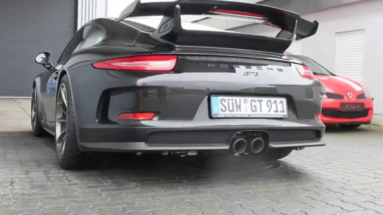 Porsche 991 GT3 with Exhaust Kit3 Lightweight by Cargraphic