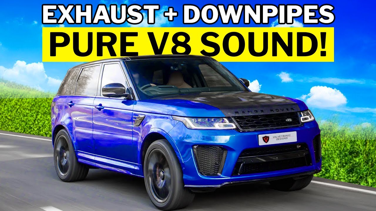 BEST SOUNDING RANGE ROVER SVR!! Valvetronic Designs Titanium Exhaust + Free Flow Downpipes