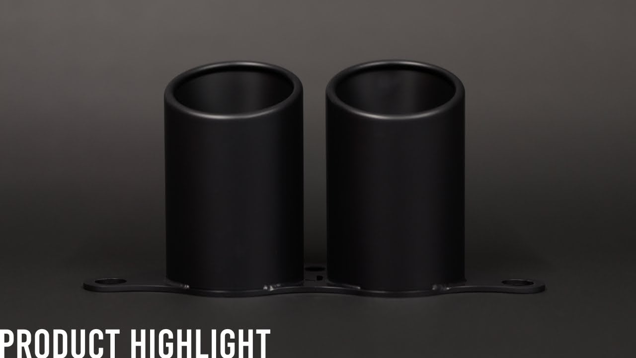 JCR 991 GT3 INCONEL EXHAUST TIPS (BLACK COATED)