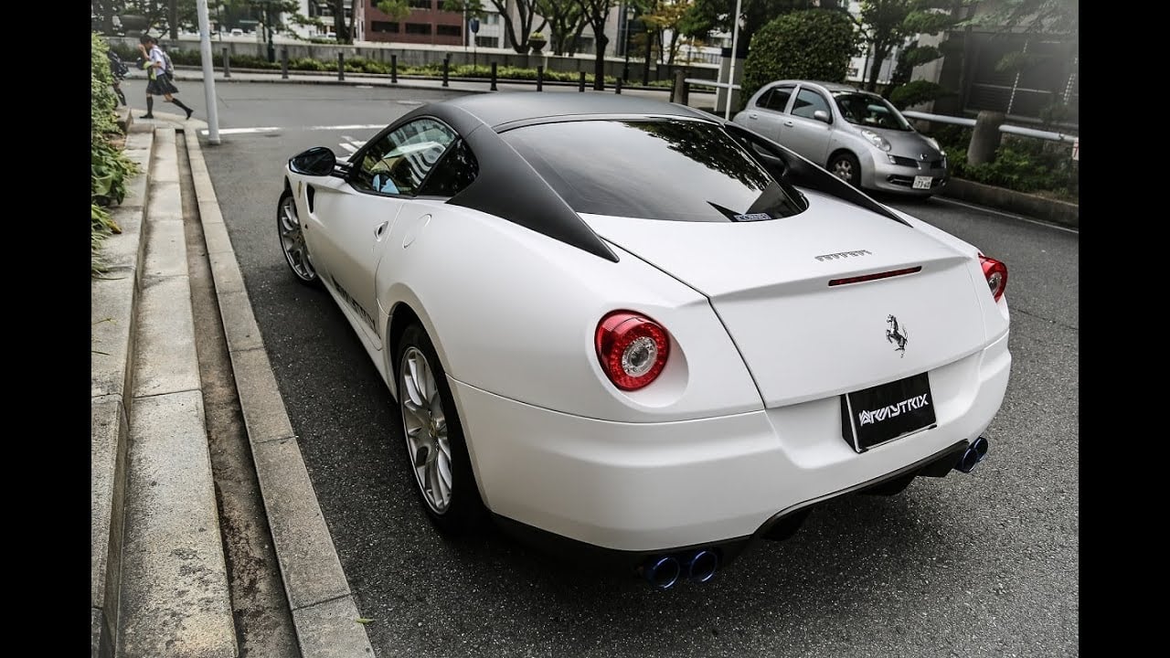 Demonstration of Armytrix vacuum actuated valve control technology with Ferrari 599 GTB