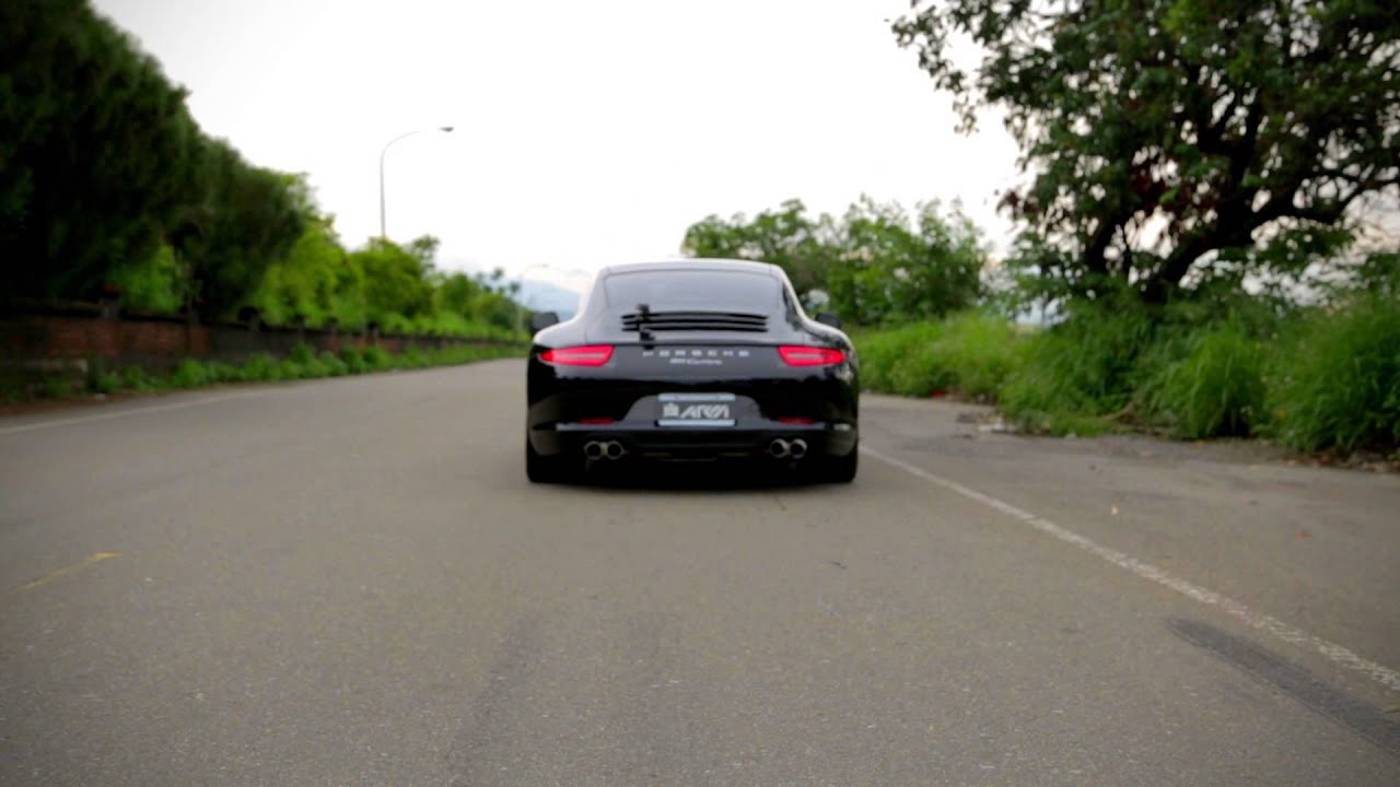 Porsche 991 Armytrix Cat-Back Performance Exhaust System - warning to headphone users!
