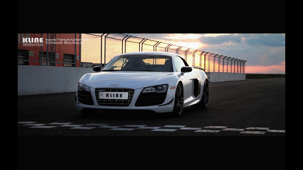 Audi R8 GT, valvetronic race exhaust by Kline Innovation