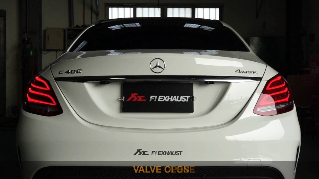 Mercedes Benz W205 C400 with Fi Exhaust quality Sounds!
