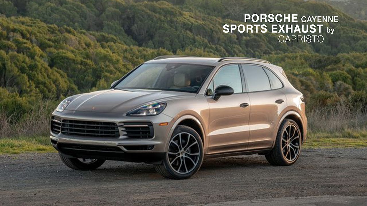 Porsche Cayenne with Capristo Sports Exhaust system